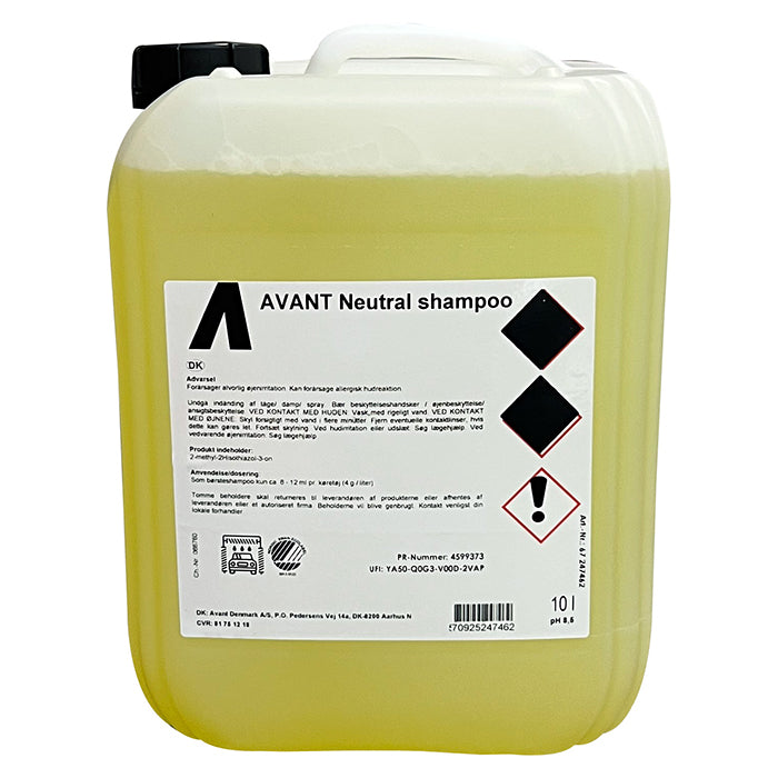 Avant Neutral shampoo Svanemærket 10L (2)