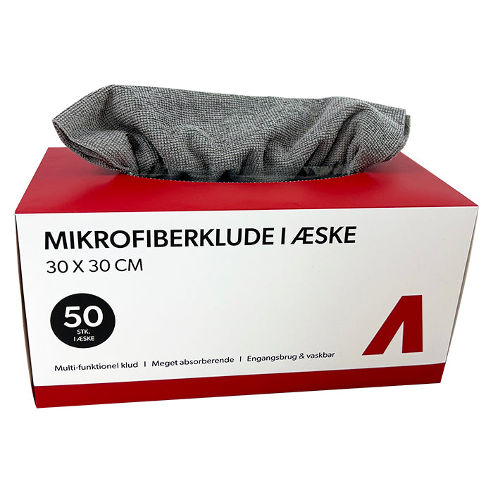 Mikrofiberklude i kasse, 30x30cm, 180gsm, 50 stk. (4)