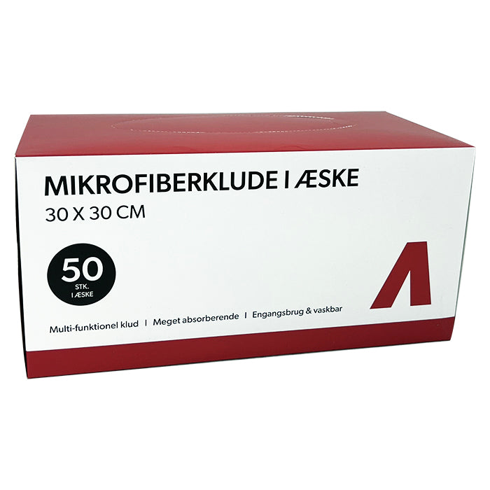 Mikrofiberklude i kasse, 30x30cm, 180gsm, 50 stk. (5)