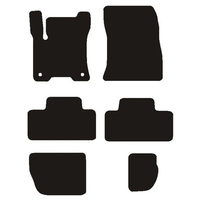 Bilmåtter Mercedes EQB (X243) 2021- Velour