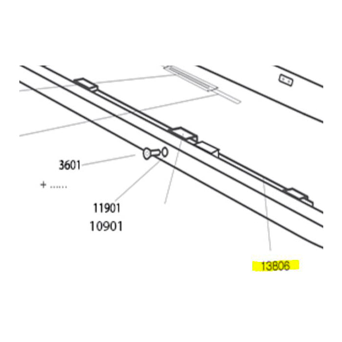 Thule låseskinne (951 13806)