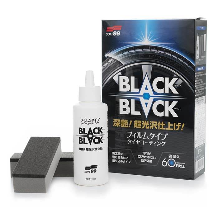 Soft99 Black Black -Hard Coat for Tire- 100ml (3)