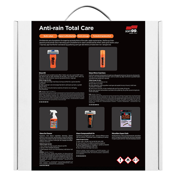 Soft99 Glaco Anti-rain Total Care Glascoating kit 5-i-1 (14)
