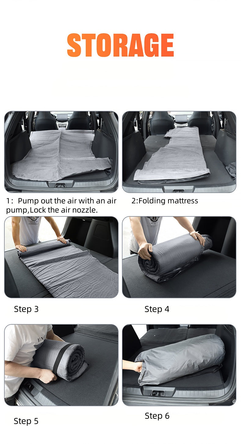 Premium luftmadras med memory foam til xpeng g6