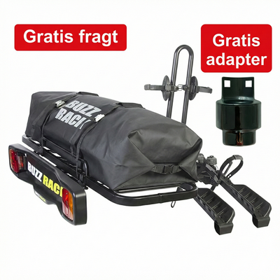 Buzzrack Twinbuzz cykelholder og bagageplatform 7-pol og 13-pol