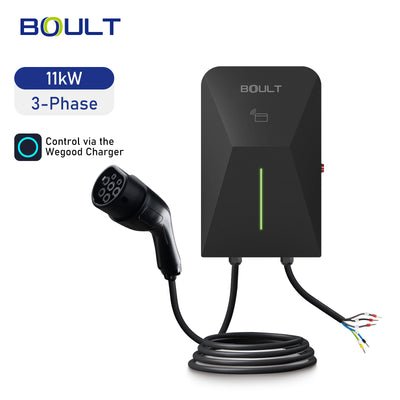 Ladeboks elbil 11kW/16A 3-faset – Boult WP09 med 5 meter kabel