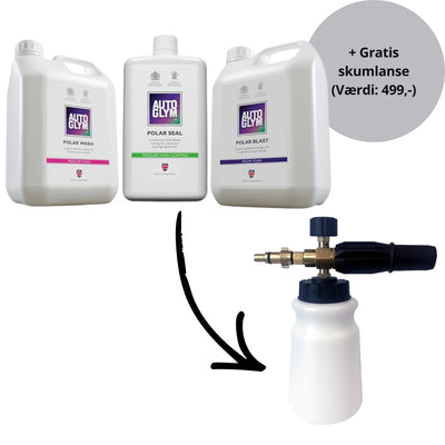 Autoglym Polarsæt "Snowfoam" kit + Gratis skumlanse