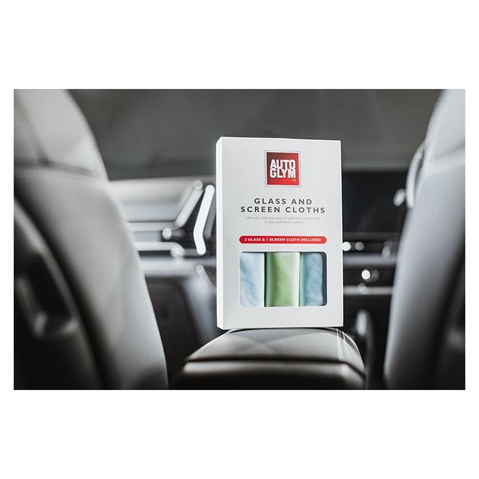 Autoglym Mikrofiberklude til Glas og Skærm 3 stk. - GreenGoing