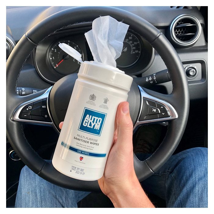 Autoglym Multi Surface San Wipes 100 stk. - GreenGoing