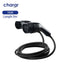 Chargr 11 kW ladekabel Type 2, 5 meter - begge stik og oprullet kabel