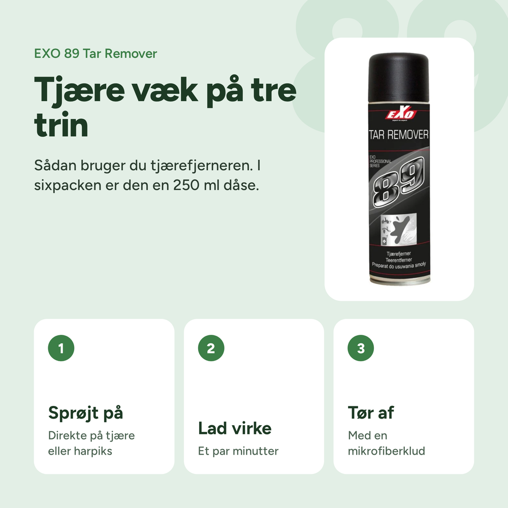 EXO 89 Tjærefjerner fra EXO Sixpack