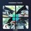 Installation af Fitcamx dashcam i Citroën ë-C5 Aircross i 4 trin