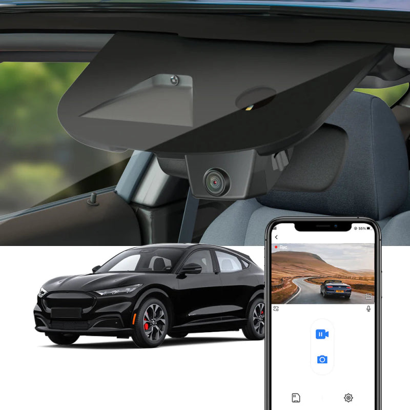 Fitcamx Dash Cam til Ford Mustang Mach - E - GreenGoing