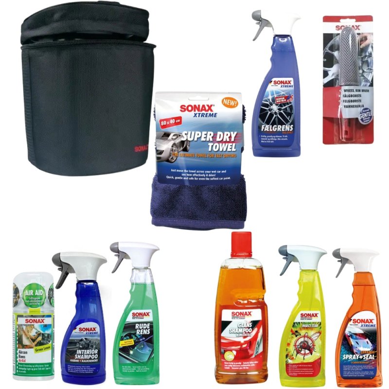 Komplet Bilplejepakke fra SONAX – Alt hvad din bil har brug for! - GreenGoing
