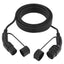 Ladekabel Type - 2 16A 3 - faset 5 Meter - GreenGoing