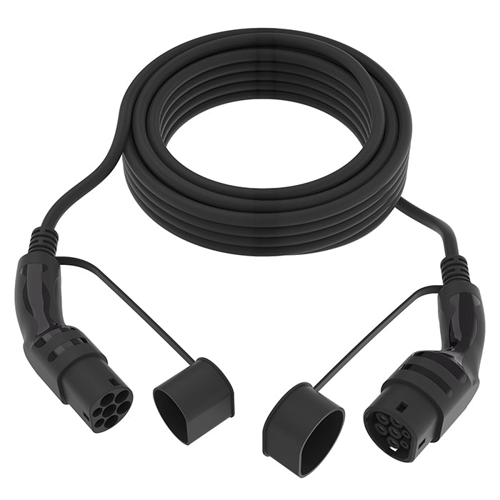 Ladekabel Type - 2 16A 3 - faset 5 Meter - GreenGoing