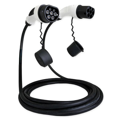 Ladekabel Type - 2 32A 1 - faset 5 Meter - GreenGoing