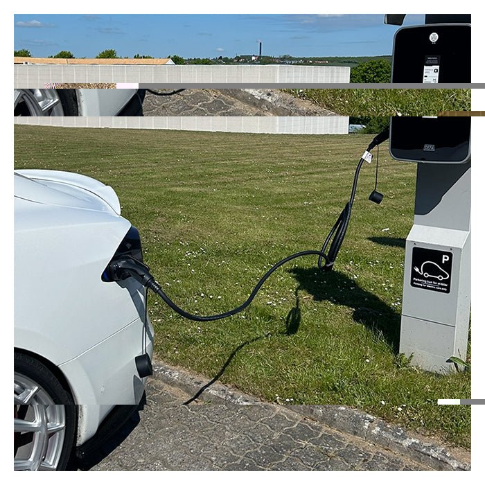 Ladekabel Type - 2 32A 3 - faset 10 Meter - GreenGoing