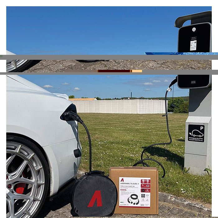 Ladekabel Type - 2 32A 3 - faset 10 Meter - GreenGoing