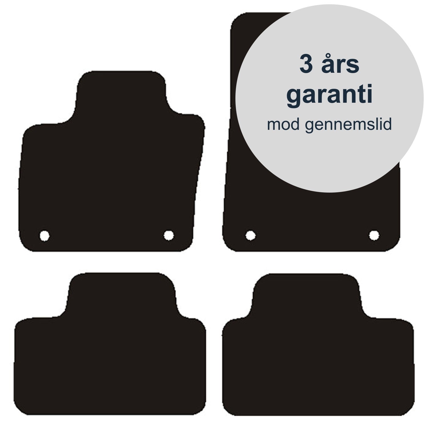 Floorline nålefiltmåtter til Volvo XC40
