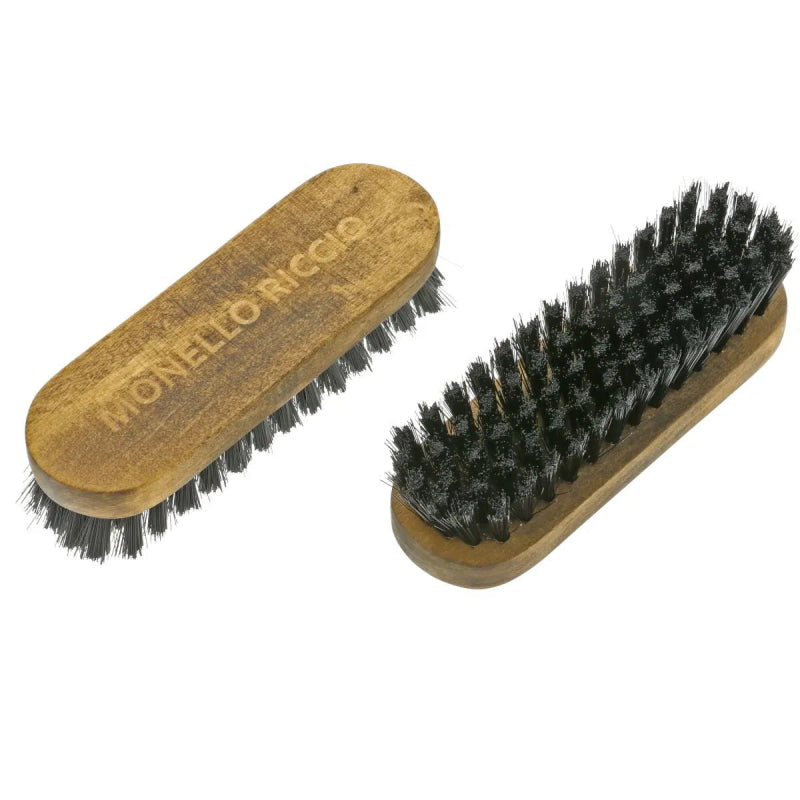 Monello Spazzola Doppio – Premium dobbeltbørstesæt (hestehår & nylon) - GreenGoing