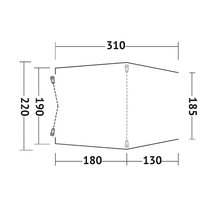 Outwell Campingtelt Sandcrest L - GreenGoing
