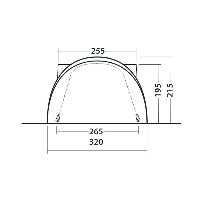 Outwell Seacrest Biltelt - GreenGoing