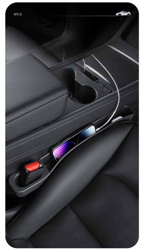 Sædemellemrumsopbevaring til Tesla - GreenGoing