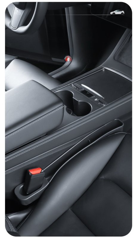 Sædemellemrumsopbevaring til Tesla - GreenGoing