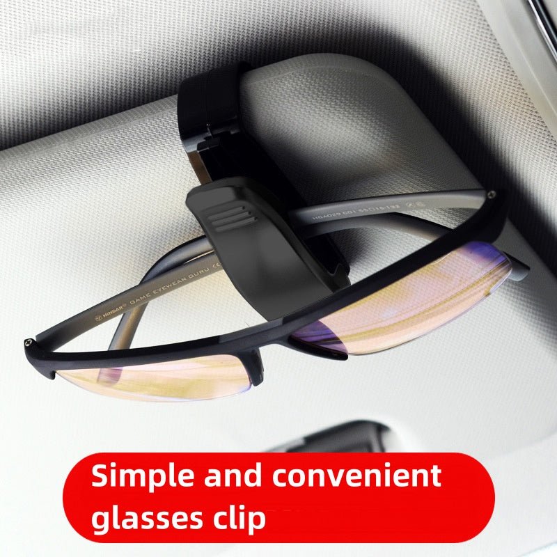 Solbrilleholder til solskærmen (Passer til alle biler) - GreenGoing