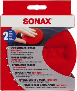 SONAX Applicator Pad 2 - pak rød - GreenGoing