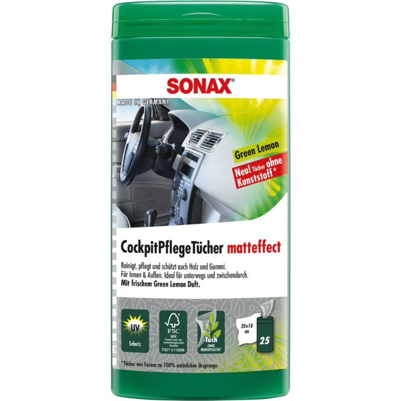 SONAX Cockpitpleje Mat 25 stk. - GreenGoing