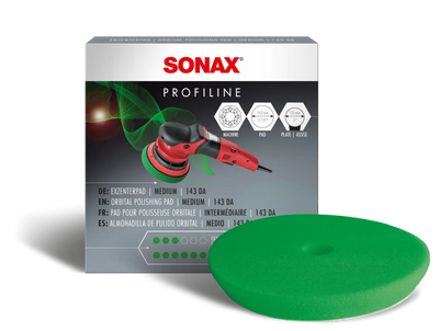 SONAX Polerskive Grøn Ø130 Medium - GreenGoing