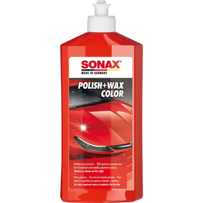 SONAX Polish & Wax Color Rød 500 ml - GreenGoing