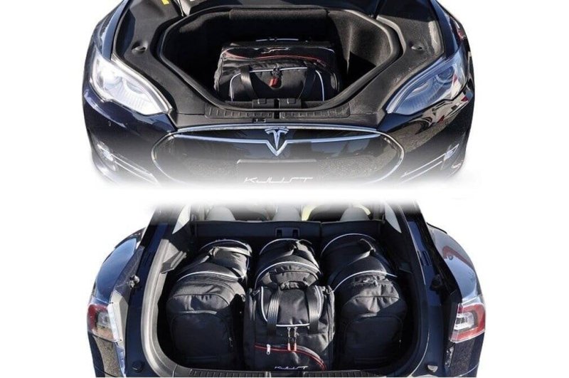 TESLA MODEL S EV 2012 - 2016 TASKESÆT TIL BAGAGERUM 6 STK - GreenGoing