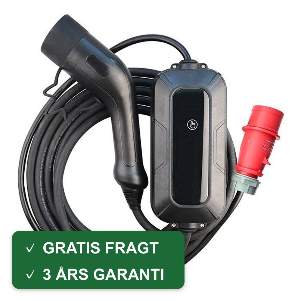 Transportabel lader elbil 11kW/16A CEE stik - GreenGoing
