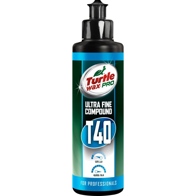 Turtle Wax Pro T40 Ultra Fint Polérmedel 250ml - GreenGoing