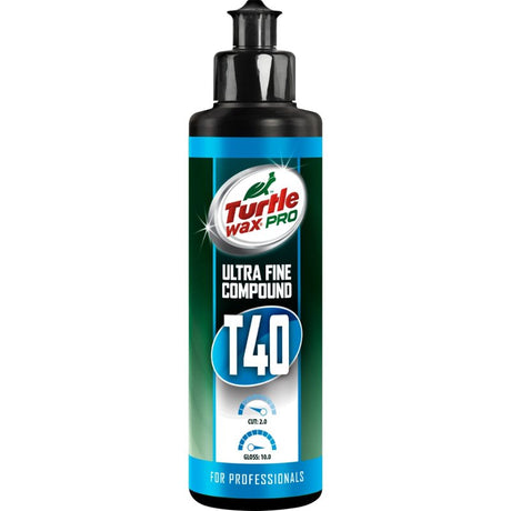 Turtle Wax Pro T40 Ultra Fint Polérmedel 250ml - GreenGoing