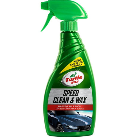 Turtle Wax Speed Clean & Wax 500ml - GreenGoing