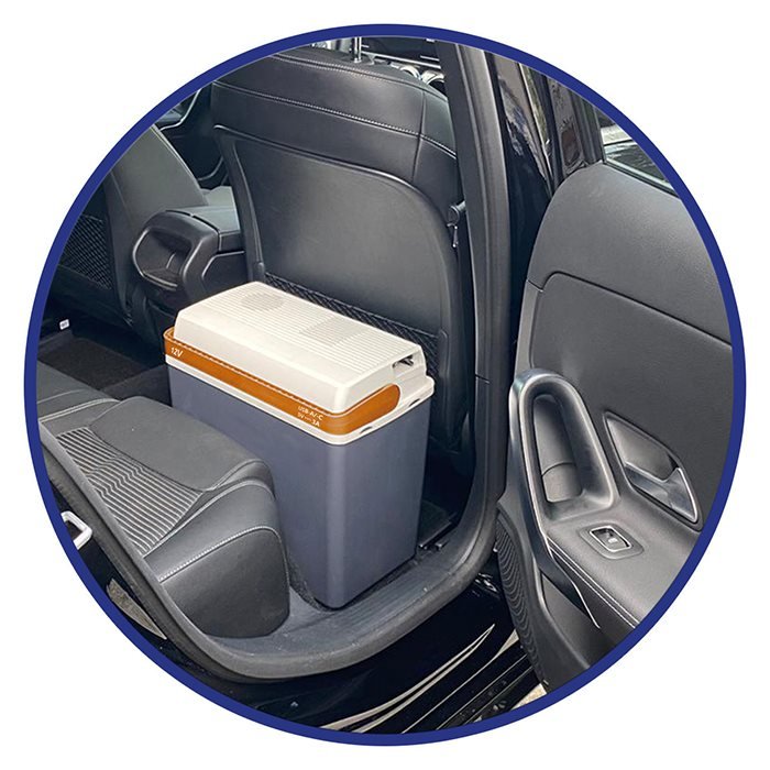 ZORN 21L Elektrisk Køleboks med USB - GreenGoing