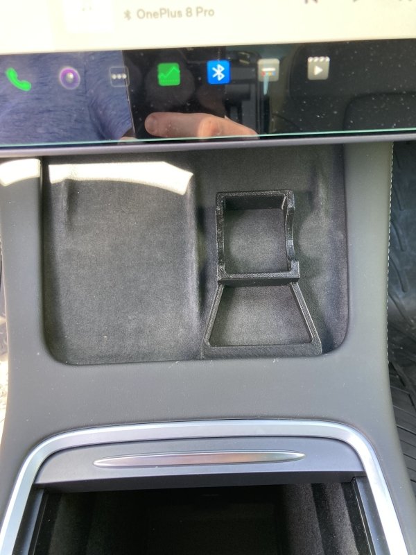 Airpods holder til trådløs opladning i Tesla model 3/Y - GreenGoing