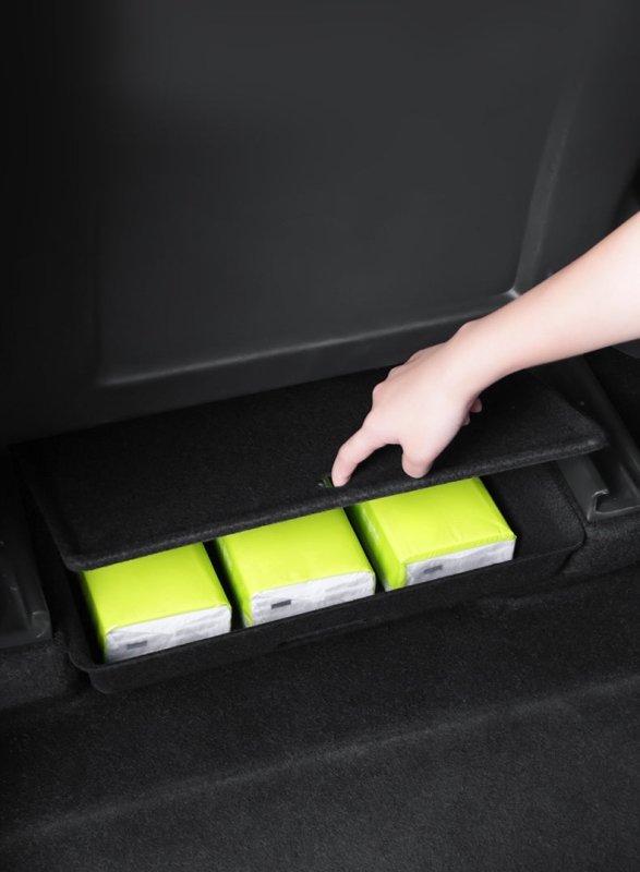 Opbevaringskasse til under sædet til Tesla Model Y - GreenGoing